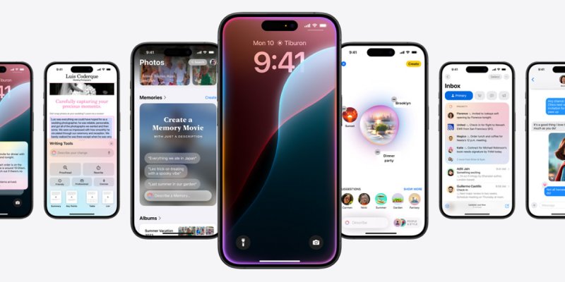 Una serie di Apple iPhone Una serie di Apple iPhone