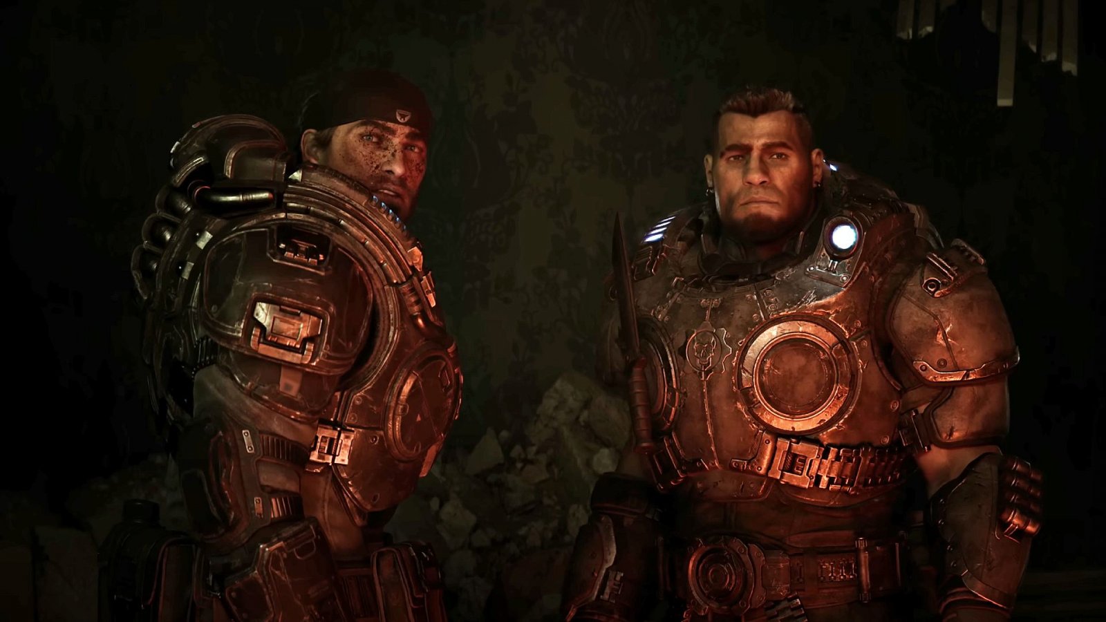 Marcus e Dom in Gears of War: E-Day