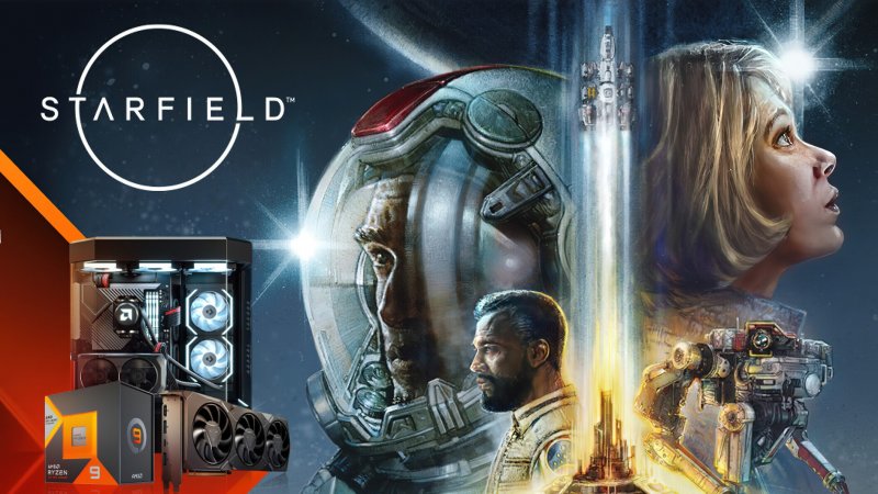Starfield è uno dei giochi in bundle con l'acquisto di AMD Radeon RX 7800 XT e 7700 XT