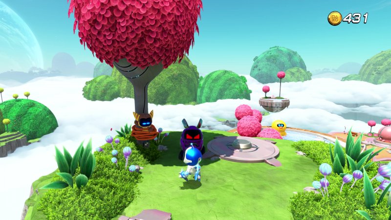 Ecco un bot Clank appeso a un albero Ecco un bot Clank appeso a un albero