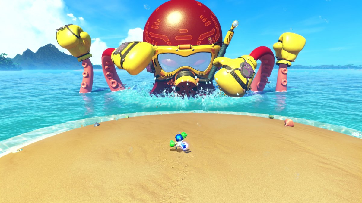 ChinaJoy でのデモに登場する Astro Bot が、イベントで録画されたビデオで確認できる