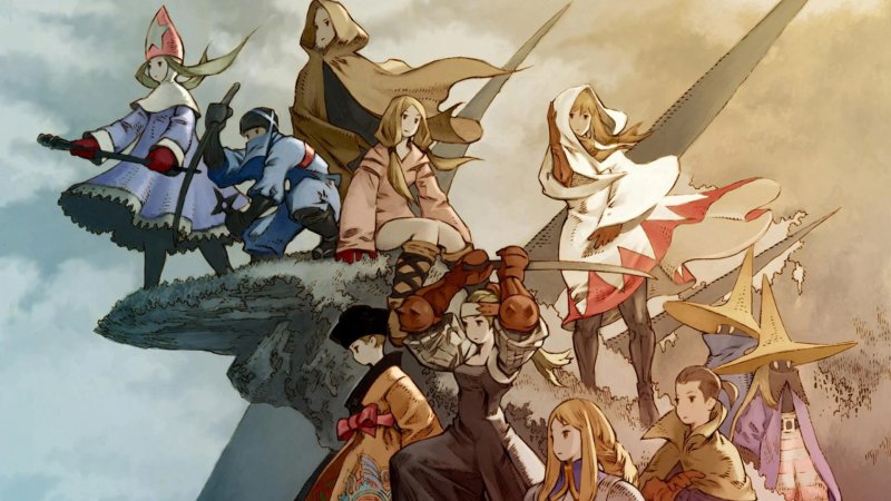 Un'illustrazione ufficiale di Final Fantasy Tactics