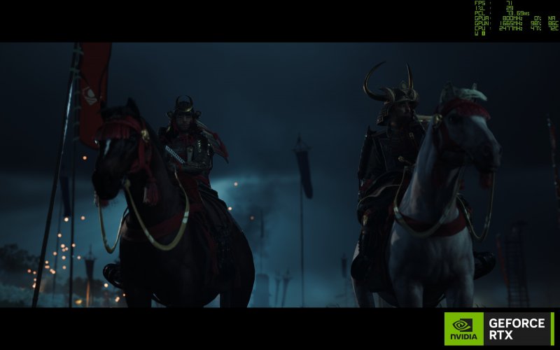 Ghost of Tsushima: Director's Cut con risoluzione 1800p, DLSS 3 e Frame Generation Ghost of Tsushima: Director's Cut con risoluzione 1800p, DLSS 3 e Frame Generation