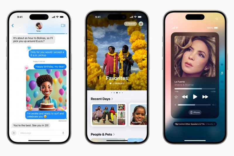 Some screenshots of iOS 18