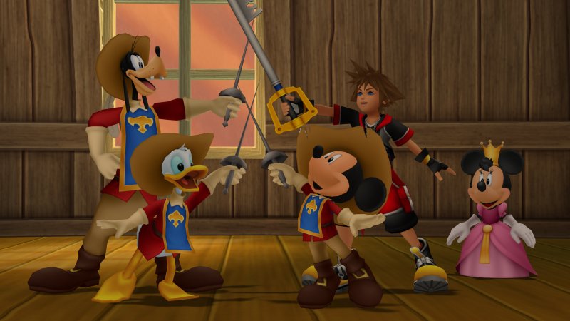 Sora e compagni in Kingdom Hearts Sora e compagni in Kingdom Hearts