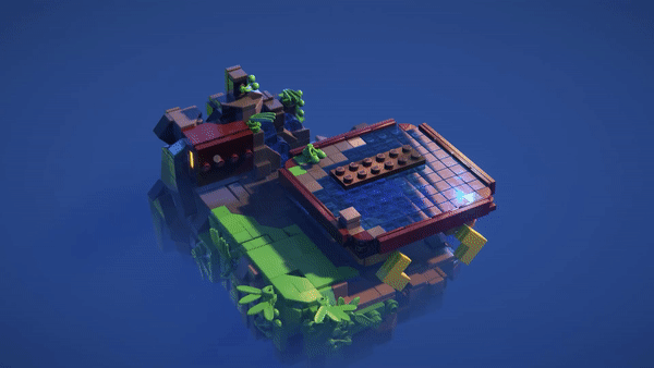 Uno dei puzzle del gioco Uno dei puzzle del gioco