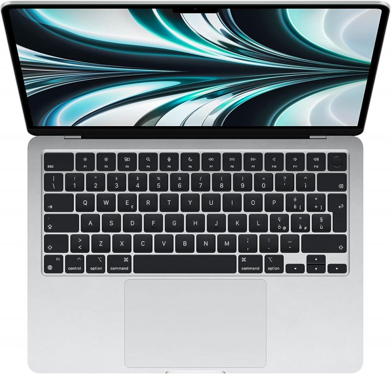 MacBook Air M2 (2022) dall'alto