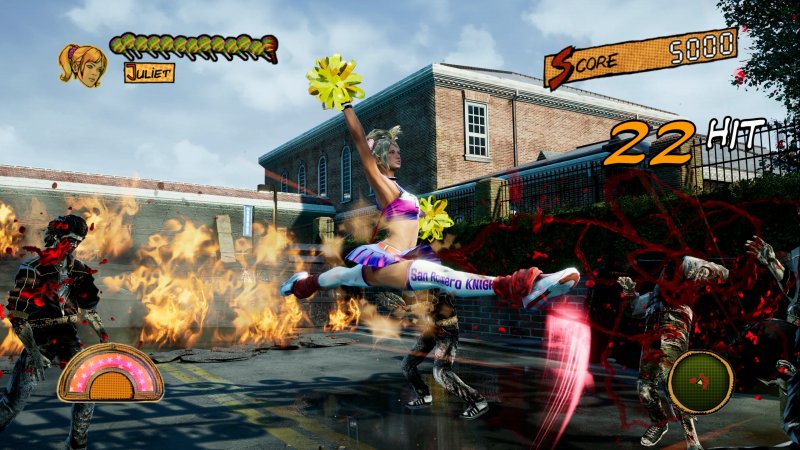 Juliet si esibisce nelle sue mosse in Lollipop Chainsaw RePOP Juliet si esibisce nelle sue mosse in Lollipop Chainsaw RePOP