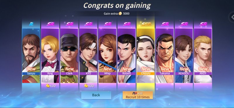 Il risultato di un'evocazione andata bene in SNK: All-Star Brawl