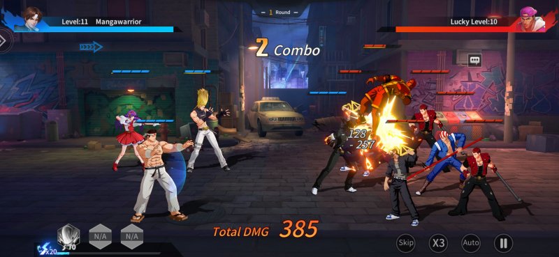 Uno dei primi scontri della campagna di SNK: All-Star Brawl