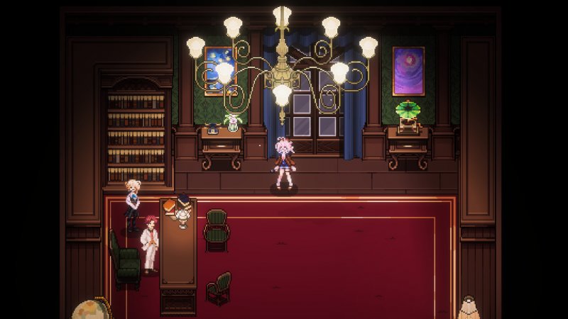 Le fasi di spostamento in Depersonalization riprendono lo stile da JRPG