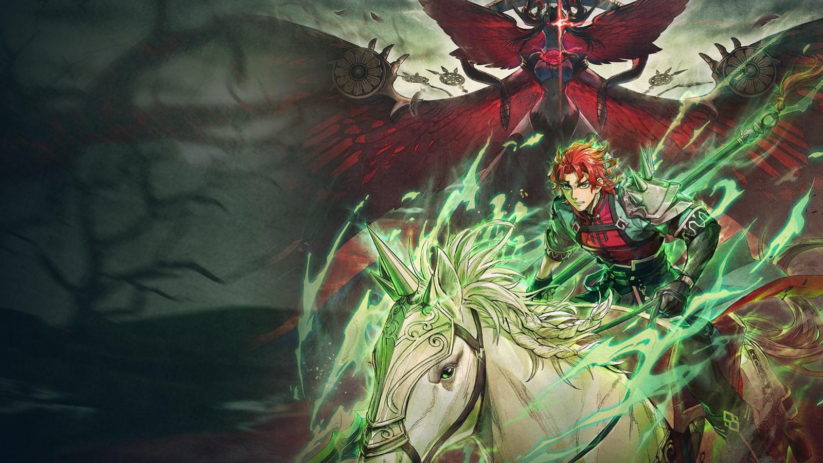 L'immagine di copertina del DLC Record's Fragment: Bailong and the Crimson Demon di Fate/Samurai Remnant