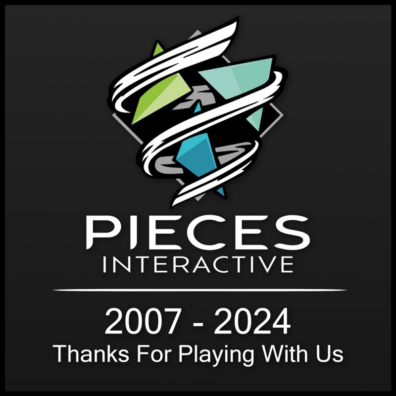 The image that announced the closure of Pieces Interactive