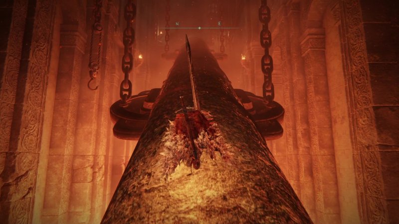 Afflusso Di Lava Delle Rovine Della Forgia