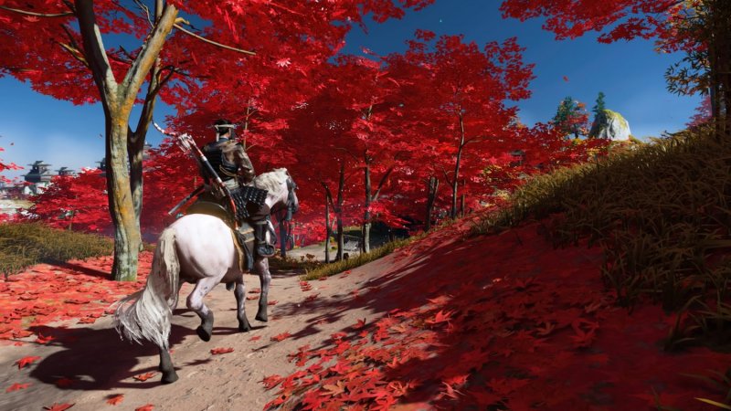 Sequenza a cavallo di Ghost of Tsushima