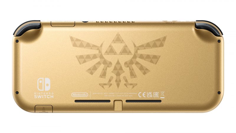 Il retro di Nintendo Switch Lite Hyrule Edition Il retro di Nintendo Switch Lite Hyrule Edition