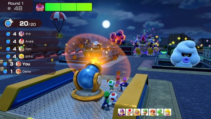 Squadra anti-Bowser propone ben tre mappe diverse in cui tentare di battere il gigantesco Re dei Koopa Squadra anti-Bowser propone ben tre mappe diverse in cui tentare di battere il gigantesco Re dei Koopa