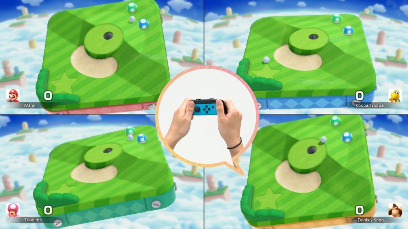 Ovviamente i minigiochi fanno un uso intensivo degli accelerometri del Joy-Con