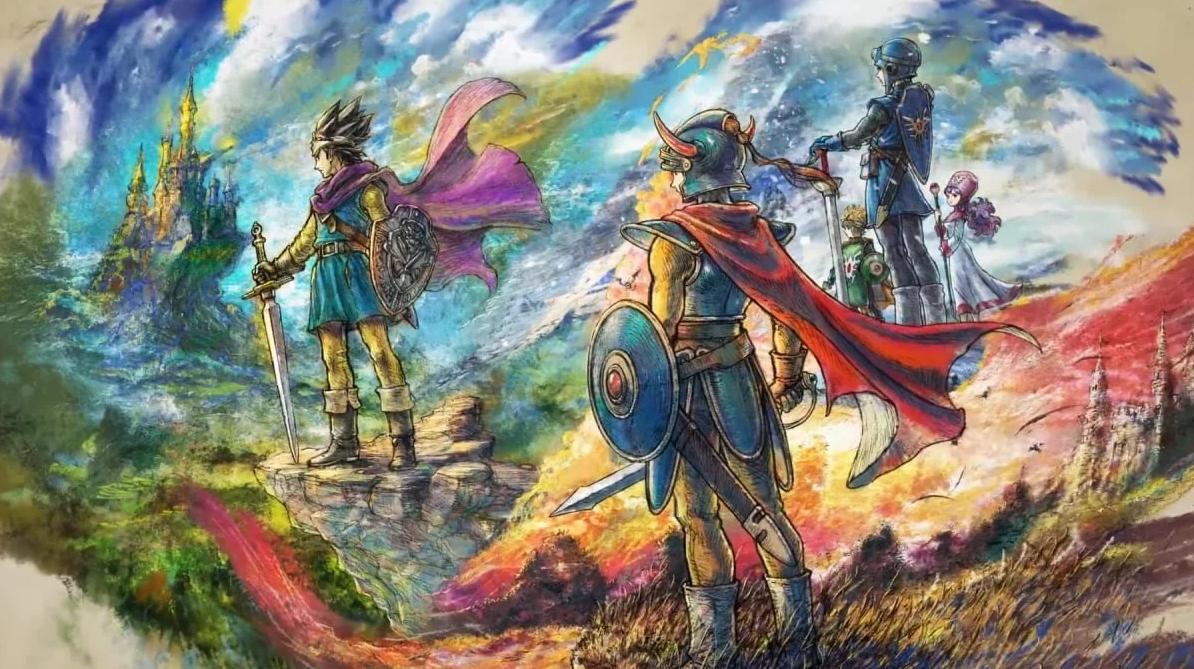 Artwork della trilogia di Hendrik di Dragon Quest