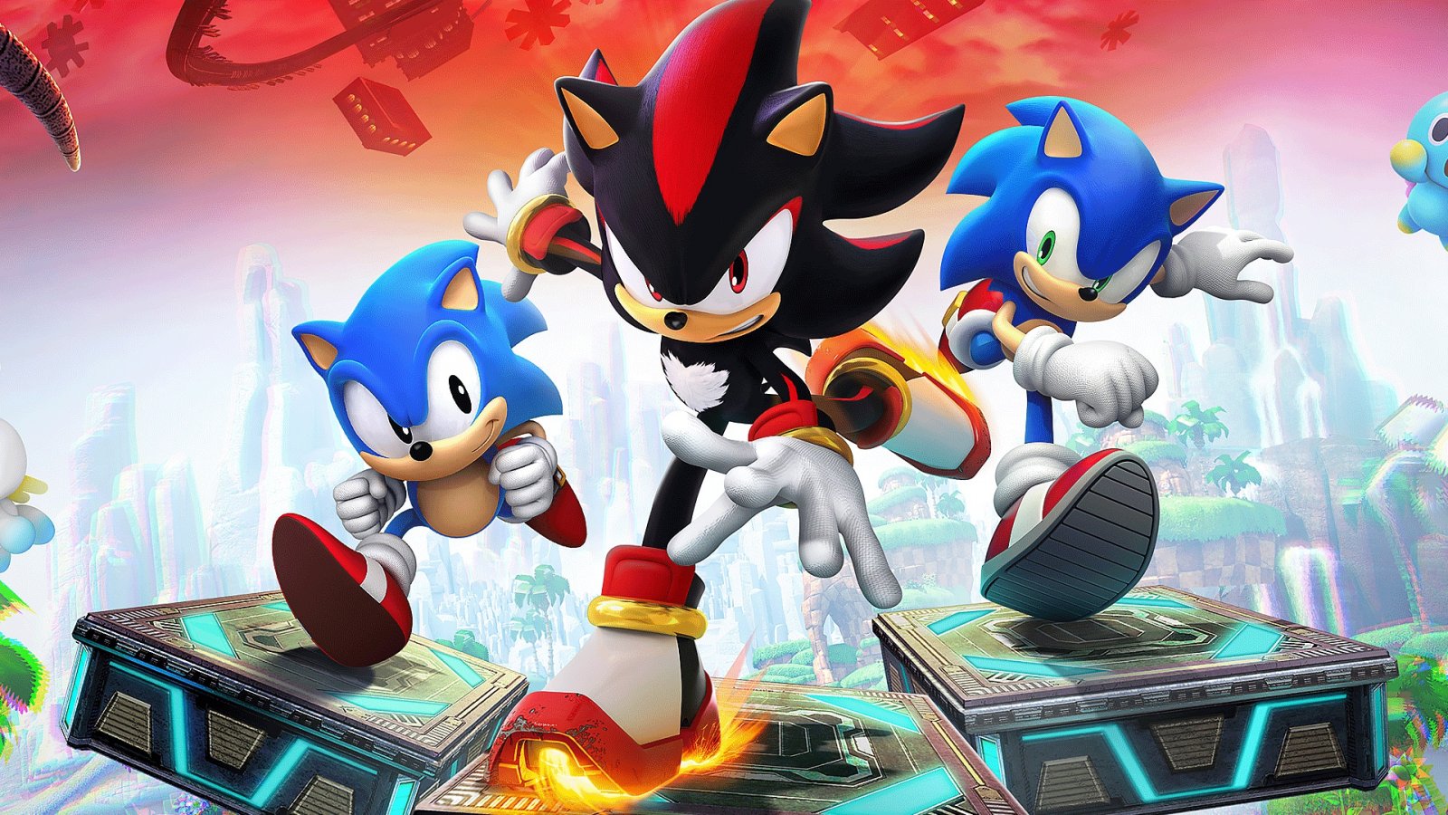 Shadow, Sonic e Sonic classico