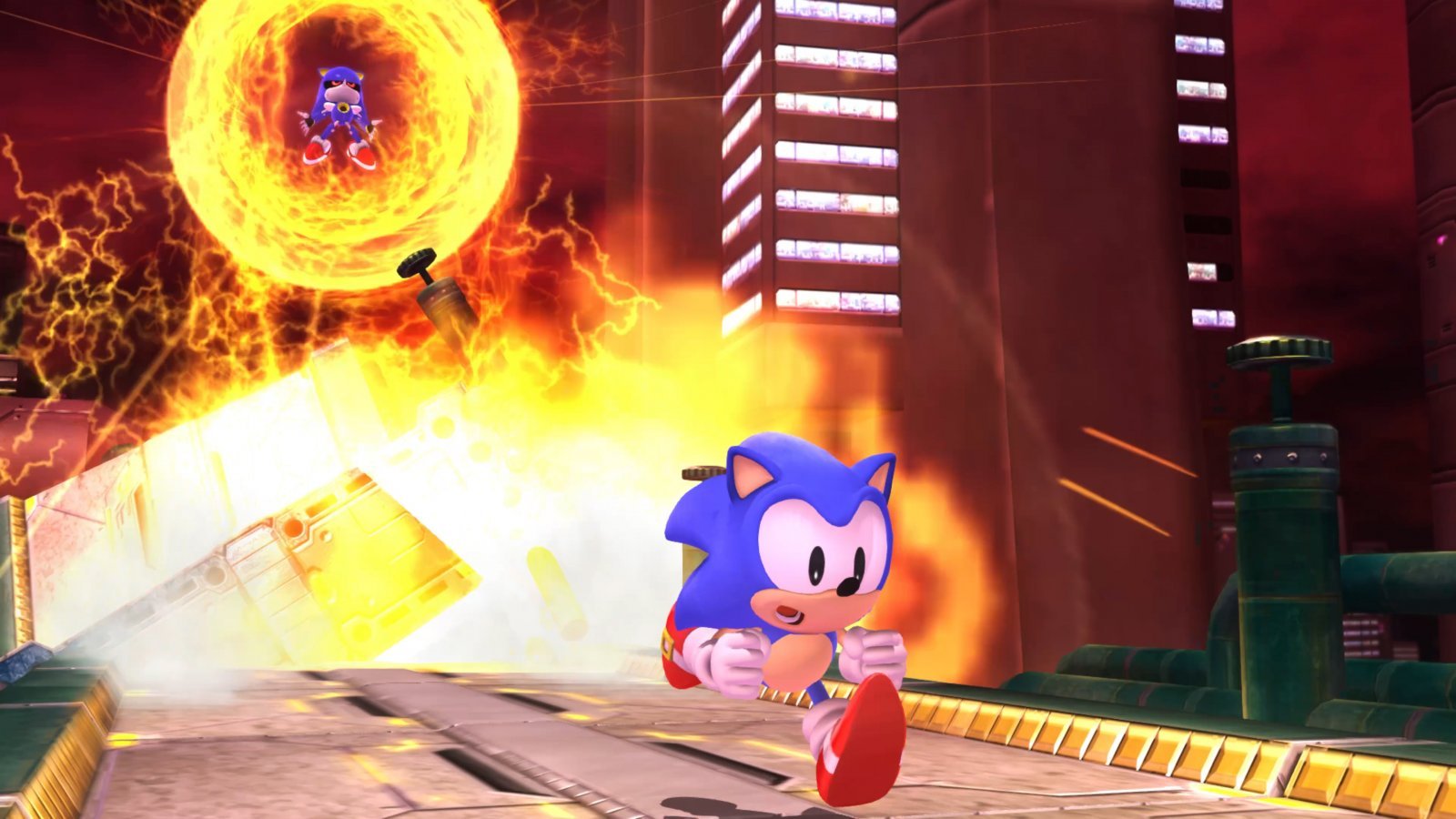 Sonic classico in Sonic x Shadow Generations