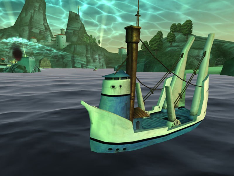 A usable boat in the game