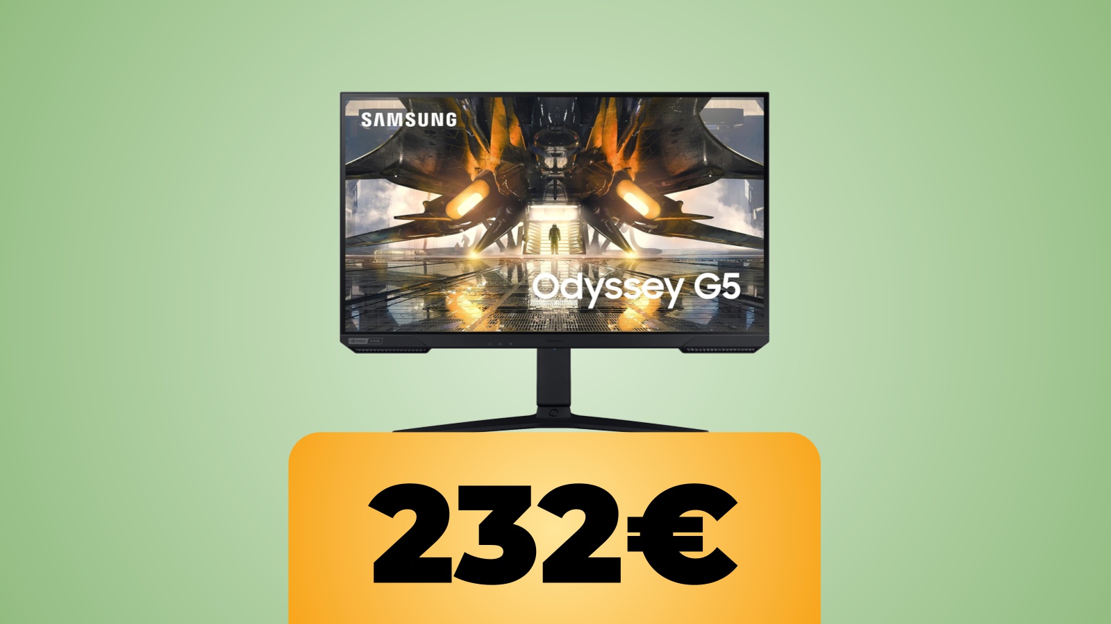 Il monitor Samsung Gaming Odyssey G5 e il prezzo su Amazon