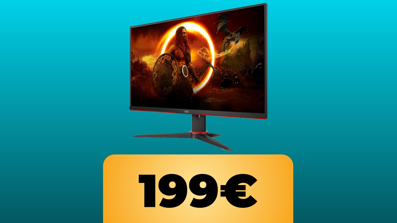 Il monitor AOC Gaming 24G2ZE e il prezzo su Amazon