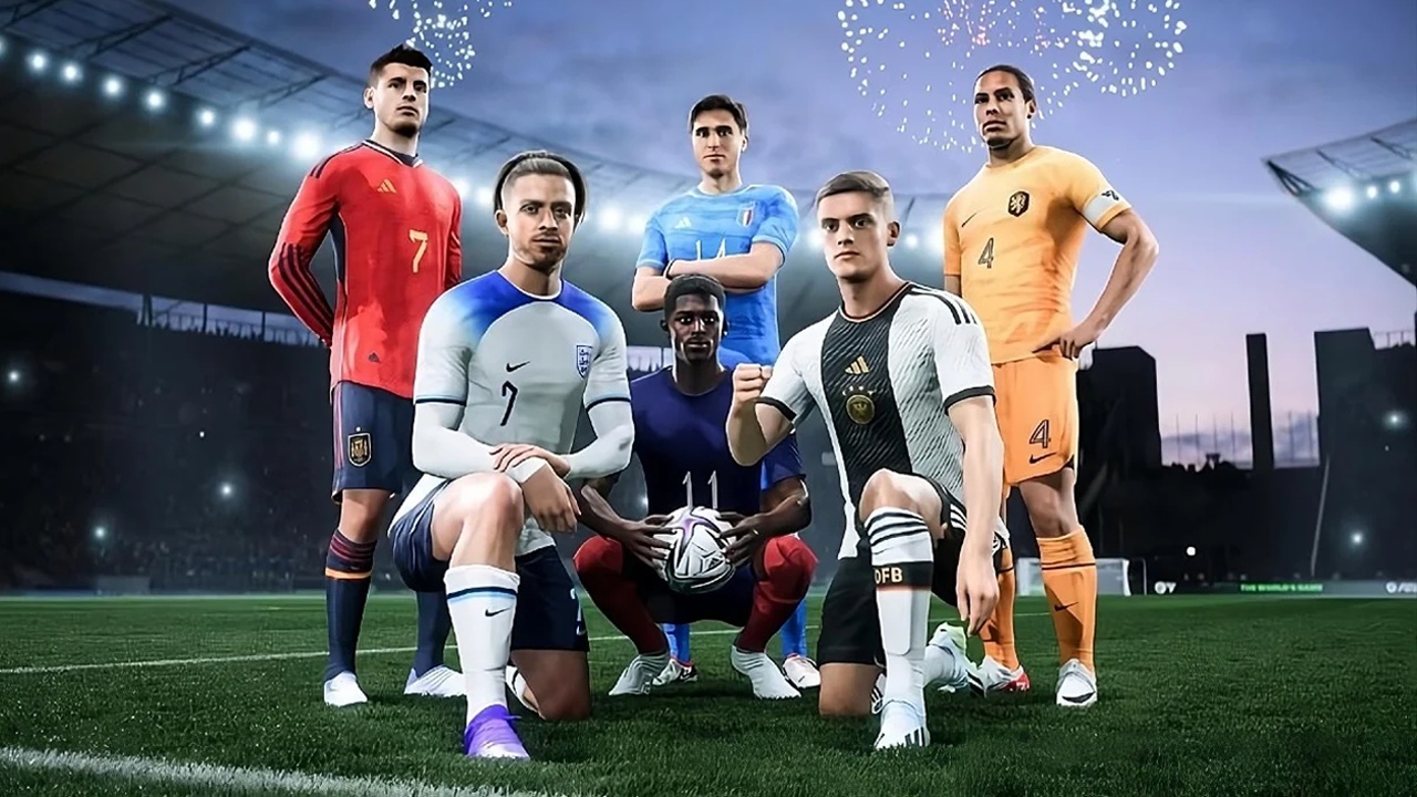 La copertina dell'espansione UEFA EURO 2024 di EA Sports FC 24