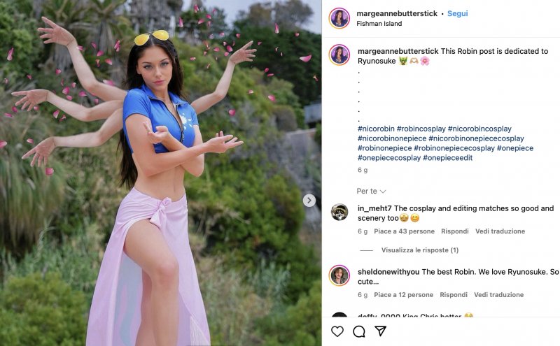 Il cosplay di Nico Robin da margeannebutterstick Il cosplay di Nico Robin da margeannebutterstick