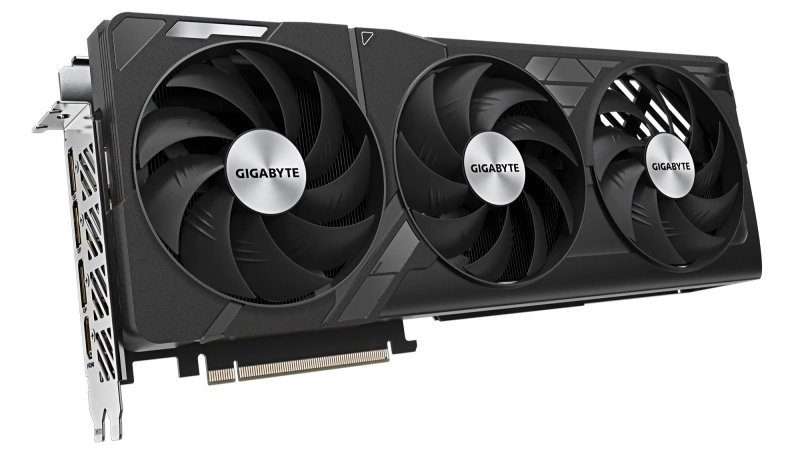Un dettaglio della GeForce RTX 4070 Ti Super Windforce Max