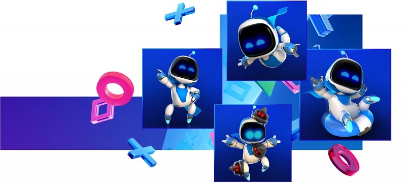 Astro Bot avatars as a gift