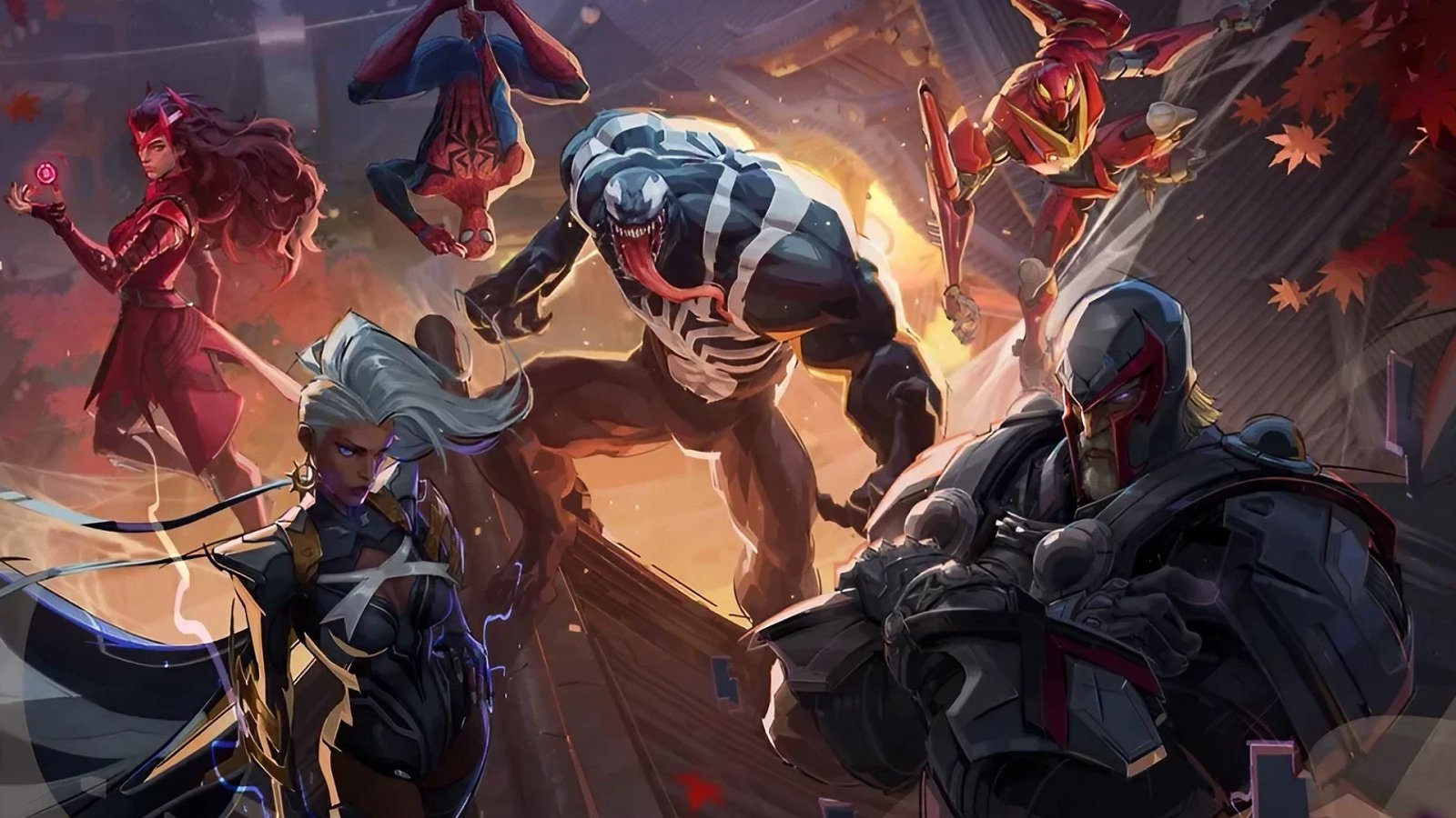 Venom e gli altri personaggi di Marvel Rivals