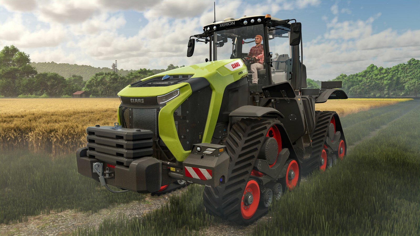 Un trattore di Farming Simulator 25