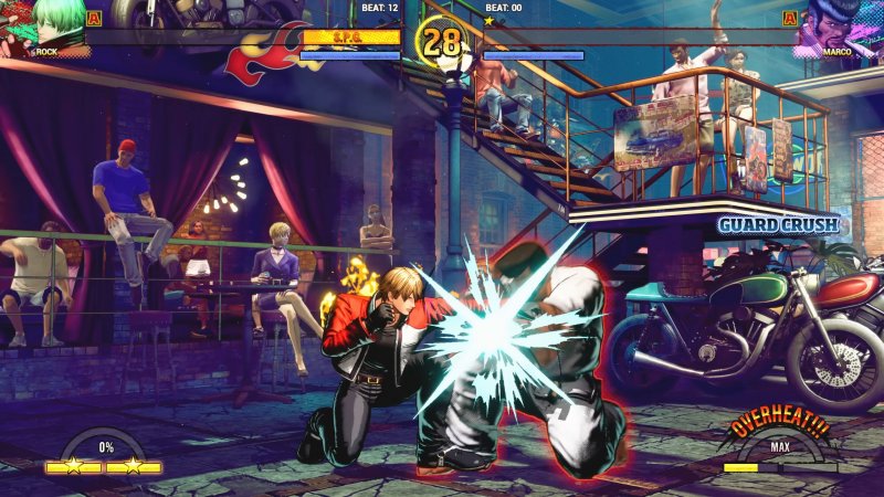 Il malus peggiore dell'Overheat è la rottura della guardia, segnalata dal piccolo indicatore sotto la salute