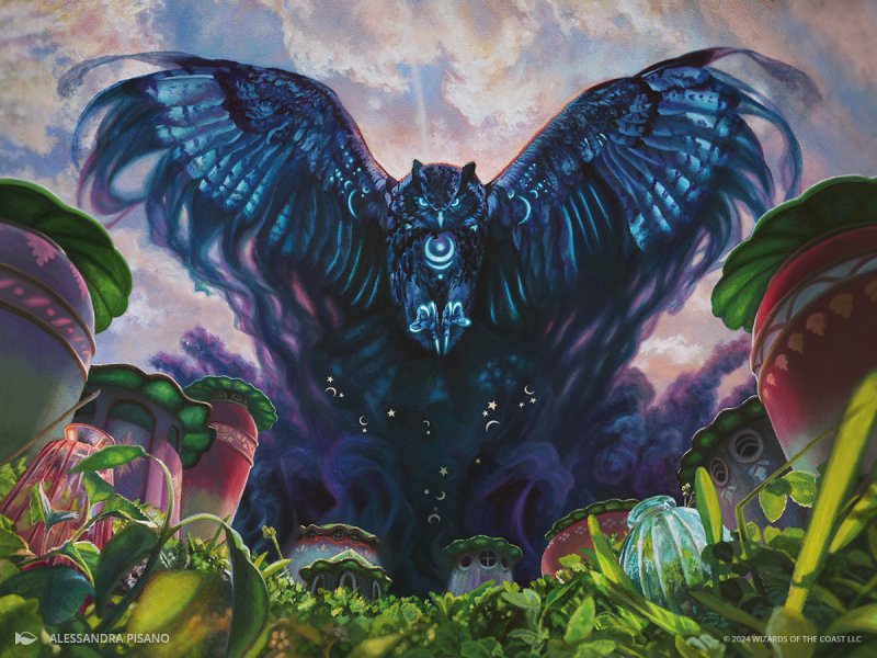 Maha non è il vero cattivo di Bloomburrow, il suo arrivo calamitoso è causato dal furto di una delle sue uova da parte di Glarb Maha non è il vero cattivo di Bloomburrow, il suo arrivo calamitoso è causato dal furto di una delle sue uova da parte di Glarb