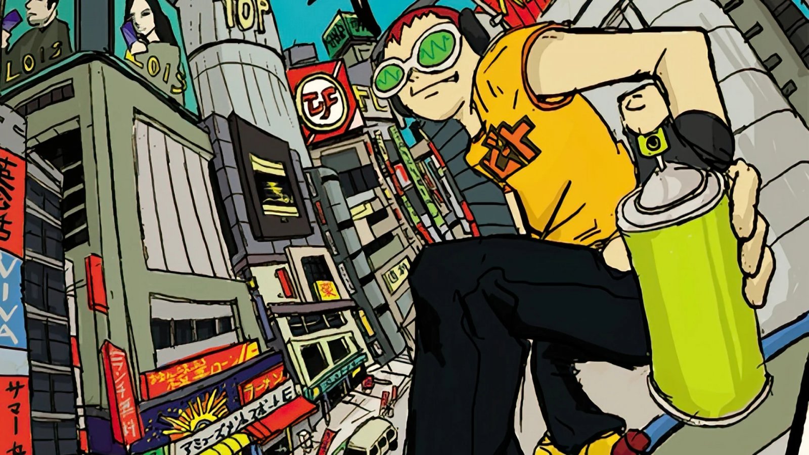 Un'illustrazione su Jet Set Radio