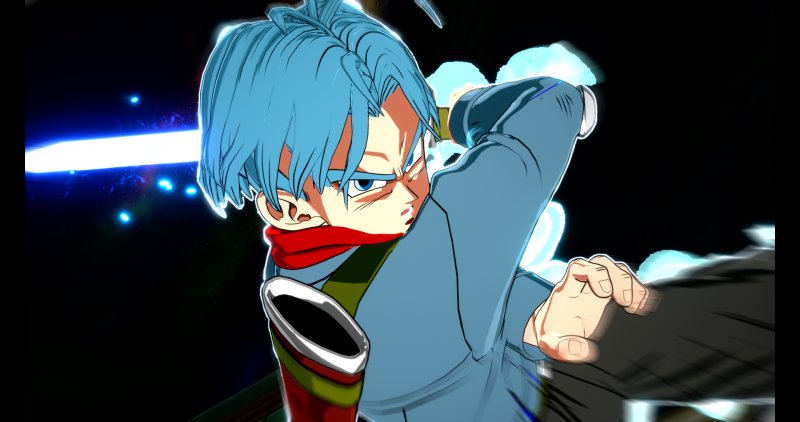 Trunks brandisce la Z-Sword in Dragon Ball: Sparking! Zero