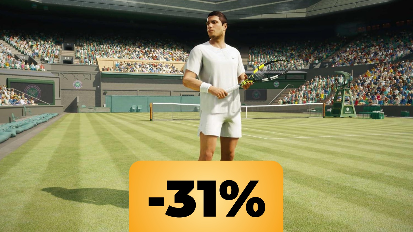 TopSpin 2K25 in versione Standard e Deluxe è in sconto su Amazon in concomitanza con Wimbledon