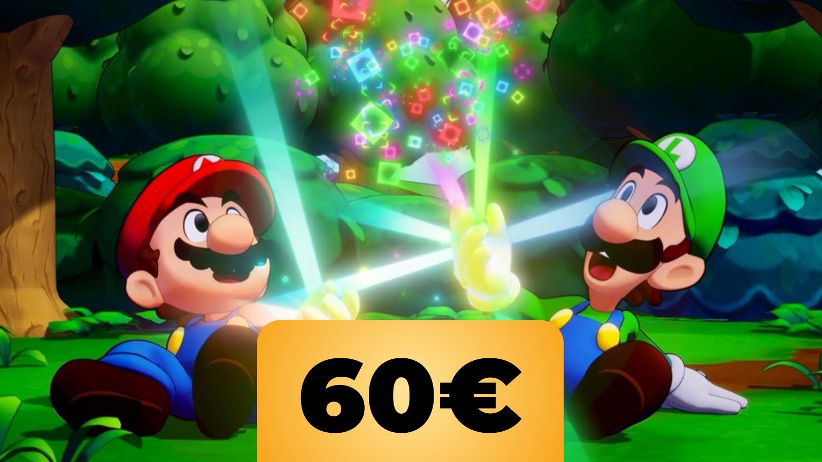 Mario e Luigi nel gioco Fraternauti alla carica e il prezzo su Amazon