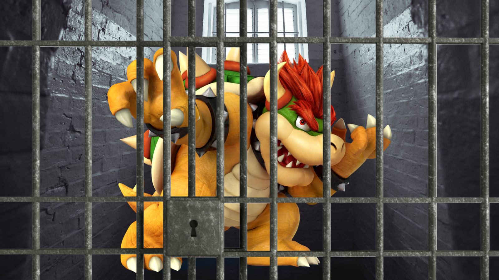 Bowser in prigione