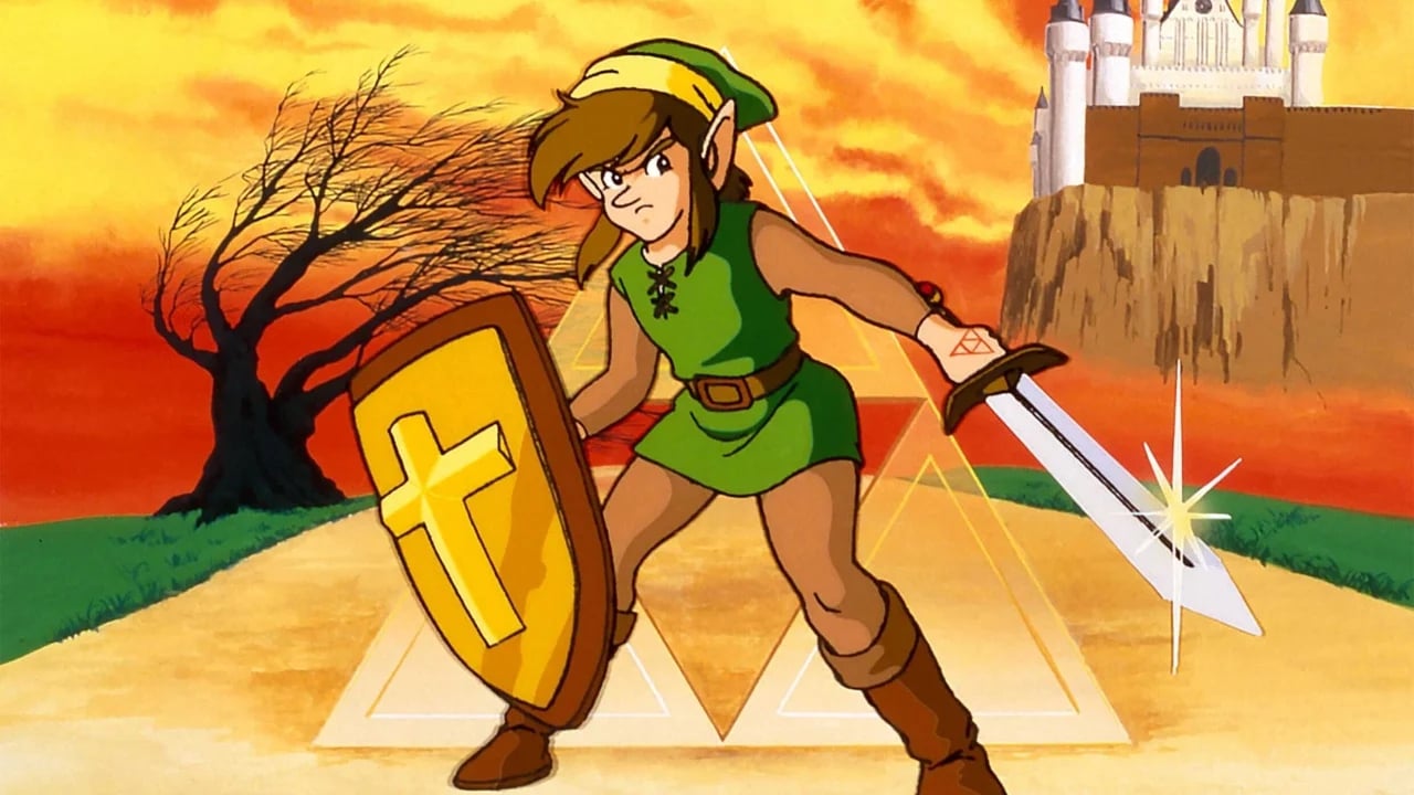 Link in un artwork di Zelda II