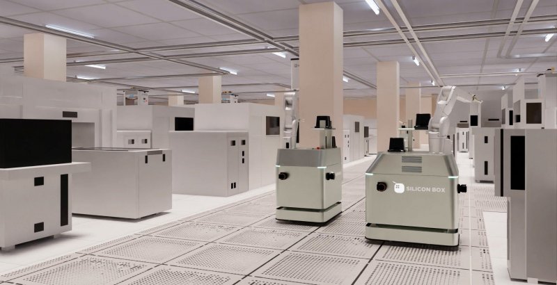 Alcuni macchinari Silicon Box