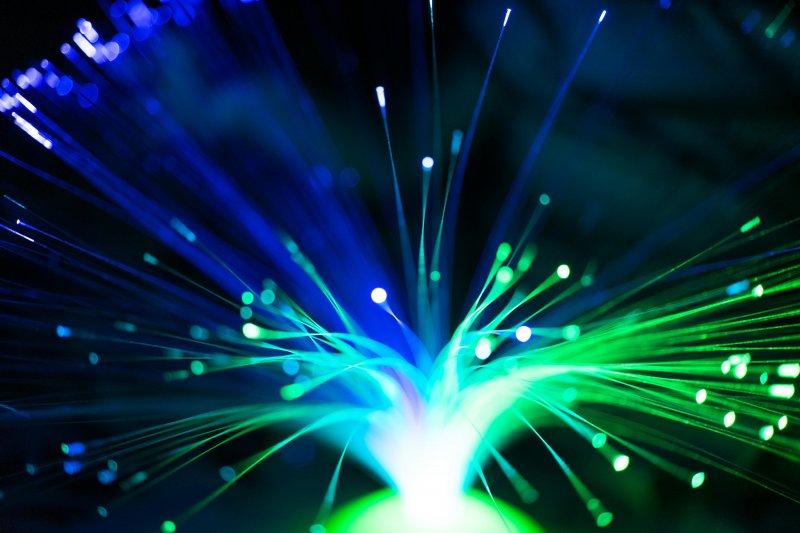 Dei filamenti ottici che portano la luce Dei filamenti ottici che portano la luce