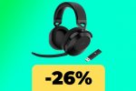 Cuffie wireless da gaming Corsair HS65 al minimo storico su Amazon Italia - Notizia