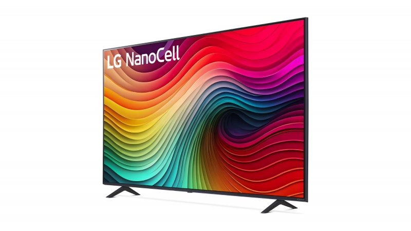 La smart TV di LG con uno schermo pieno di colori