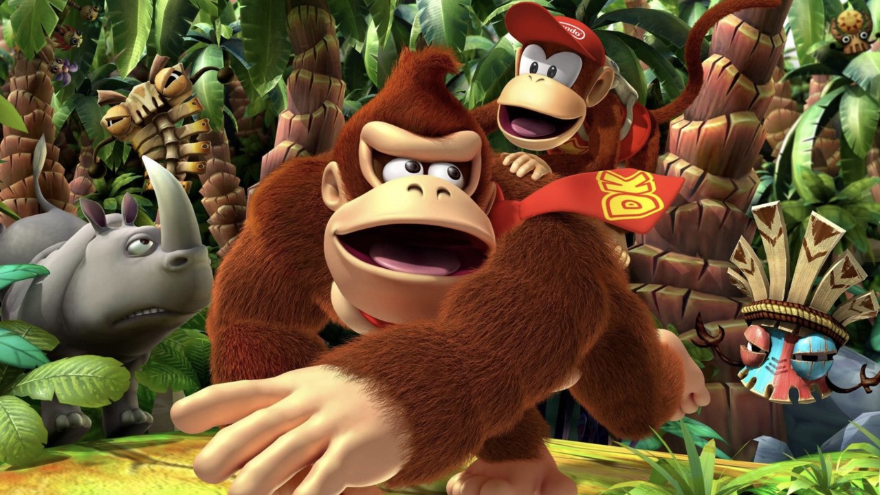 Donkey Kong e Diddy Kong da Donkey Kong Country Returns HD