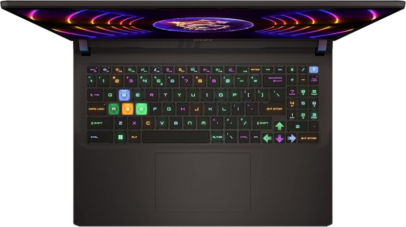 I dettagli della tastiera dell'MSI Vector GP68HX 12VH-036IT