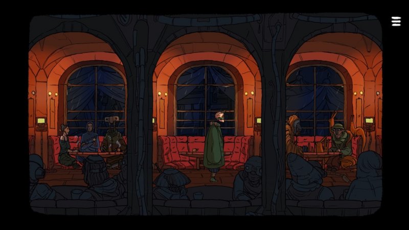 Un'immagine degli strani locali di Universe for Sale