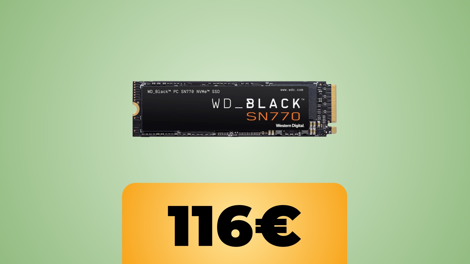 SSD WD_BLACK SN770 da 2TB e il prezzo di Amazon